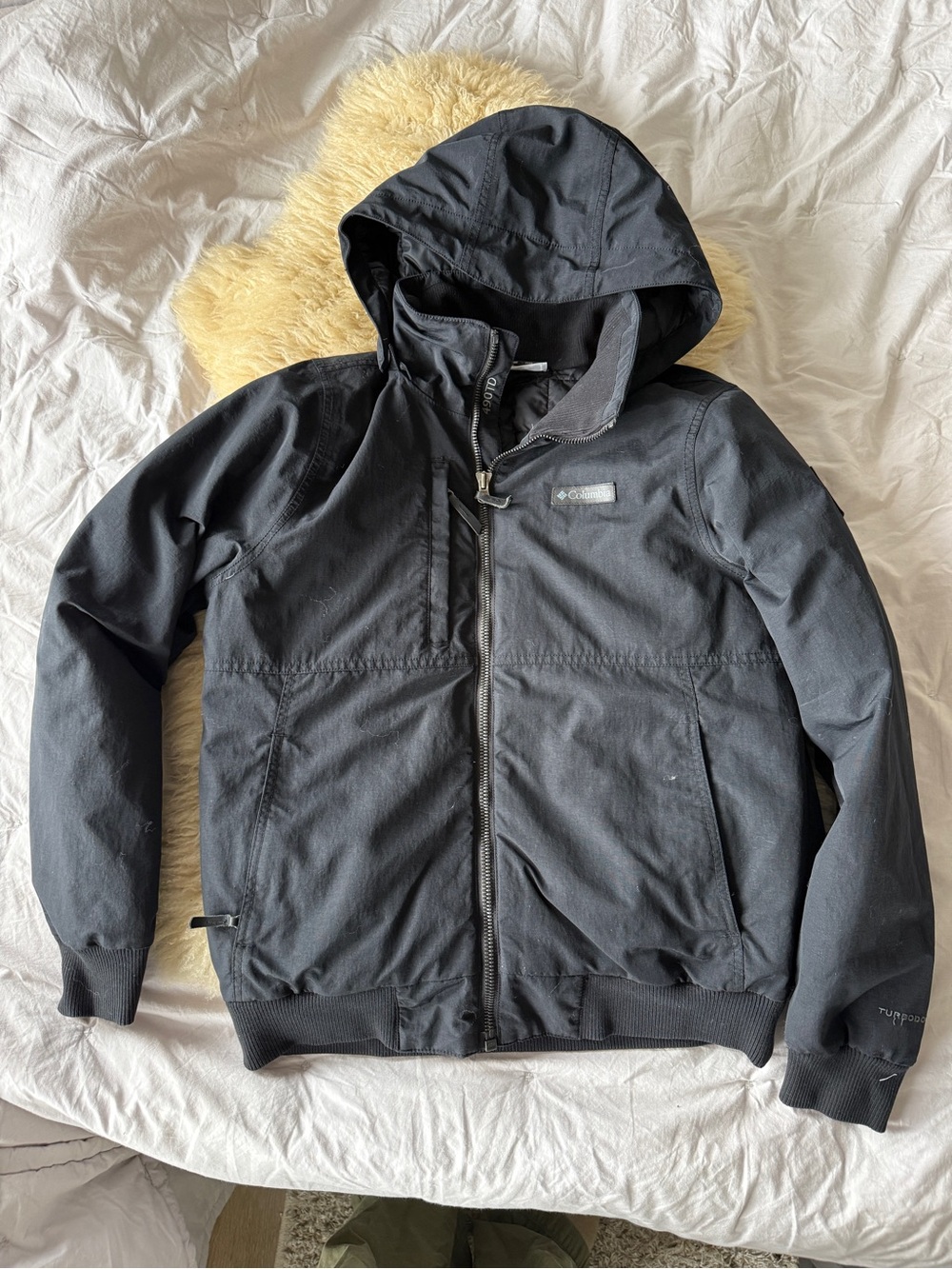 Columbia Alpine Escape 490 Turbodown Bomber Jacket - Men's Black